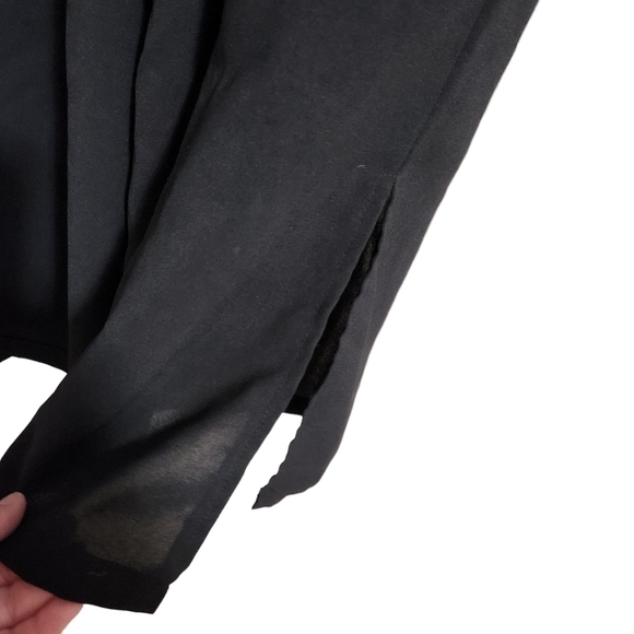 Shein Black Pants Wide Leg, sz S - Picture 4 of 7